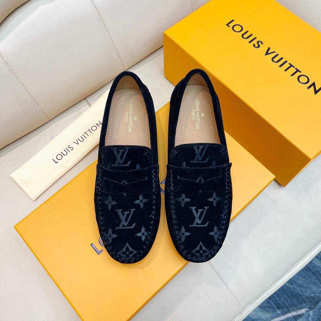 Louis Vuitton high-end classic men's leather shoes