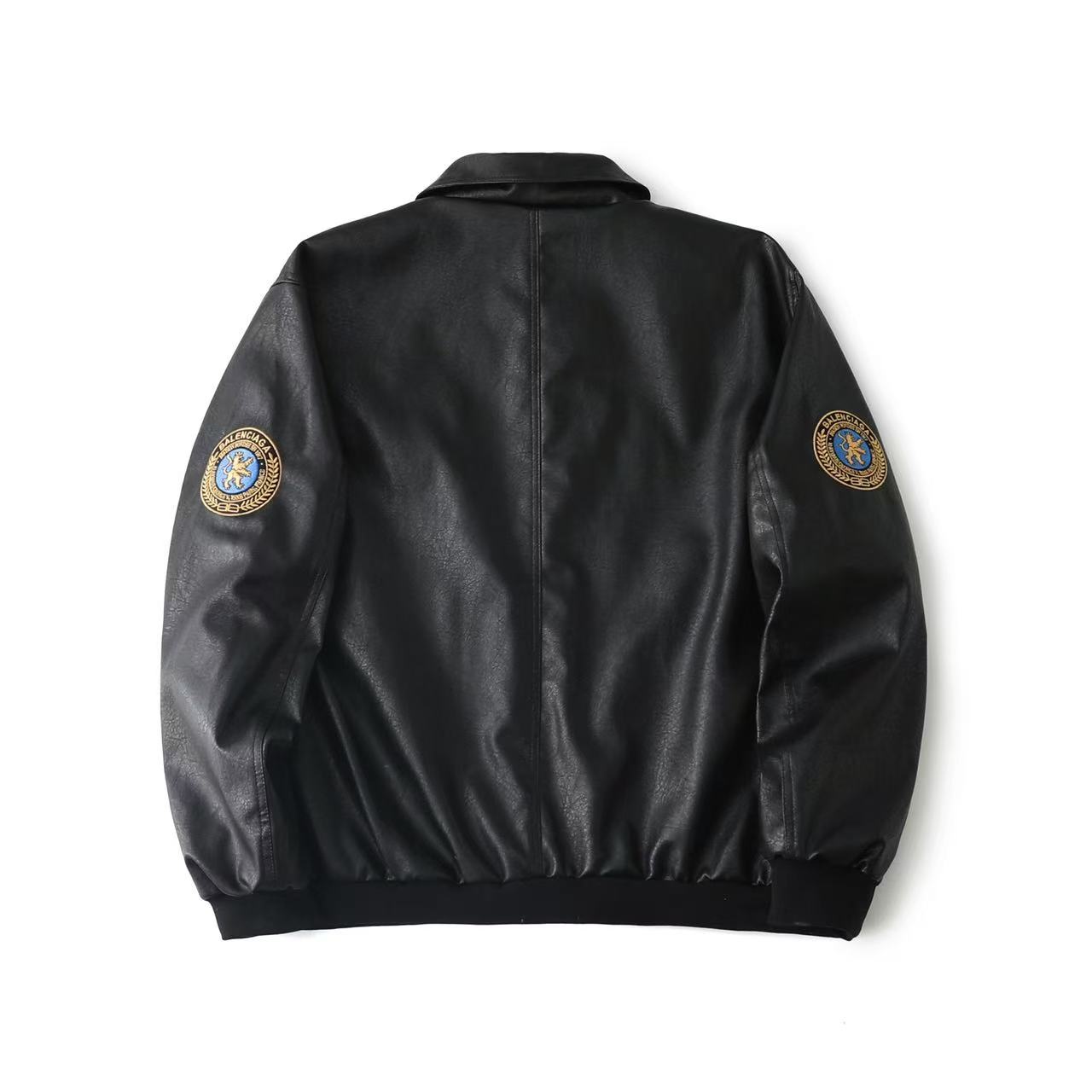 Balenciaga Balenciaga simulation PU leather jacket jacket product image 2 thumbnail