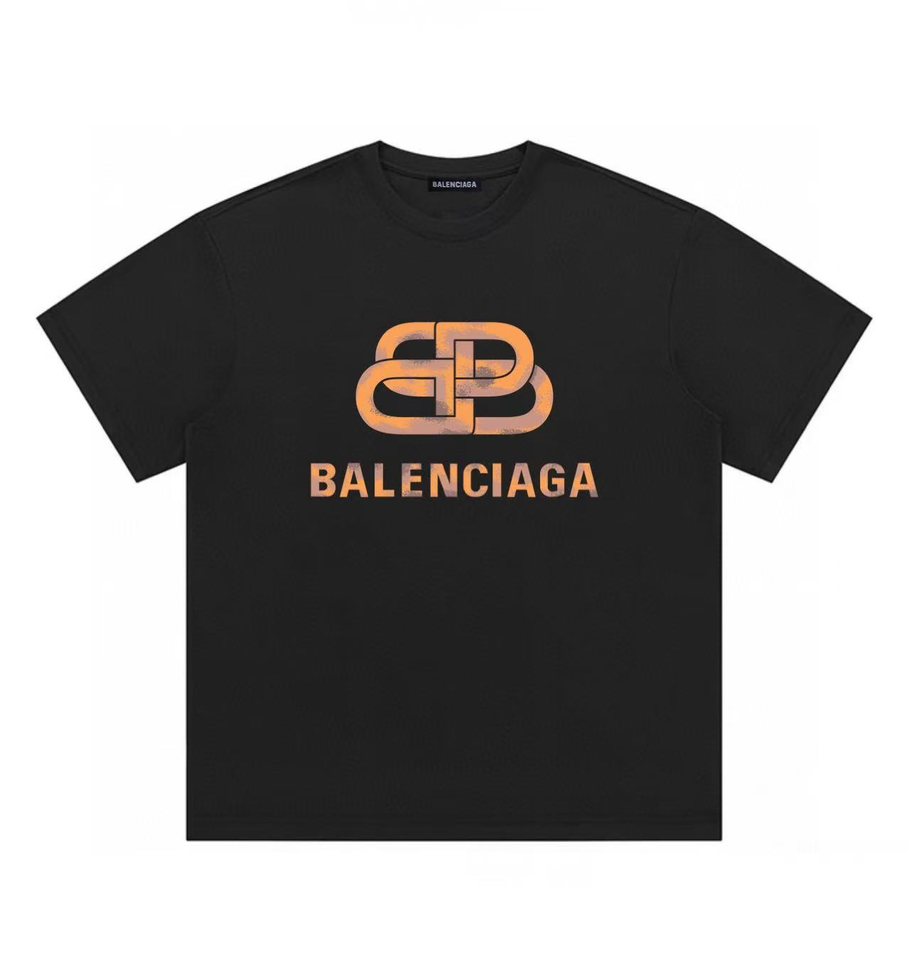 Balenciaga Vintage Camo Big Lock Buckle Crew Neck Unisex T-shirt