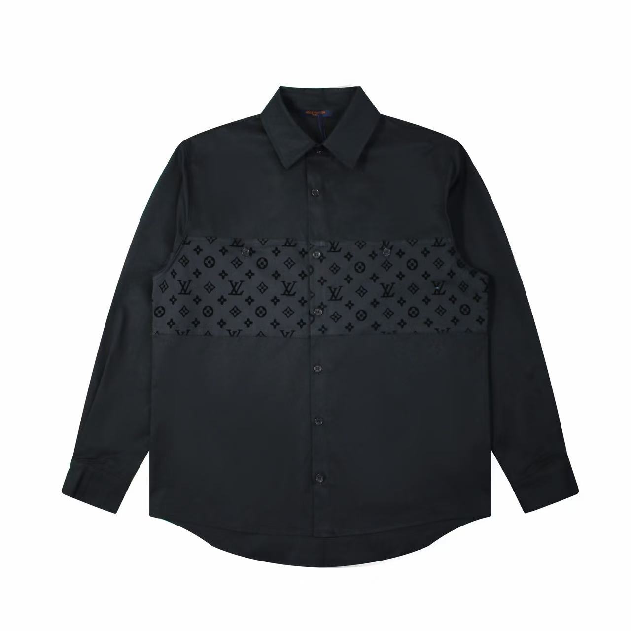 Louis Vuitton 2024SS Flocked Patch Workwear Style Unisex Shirt Jacket