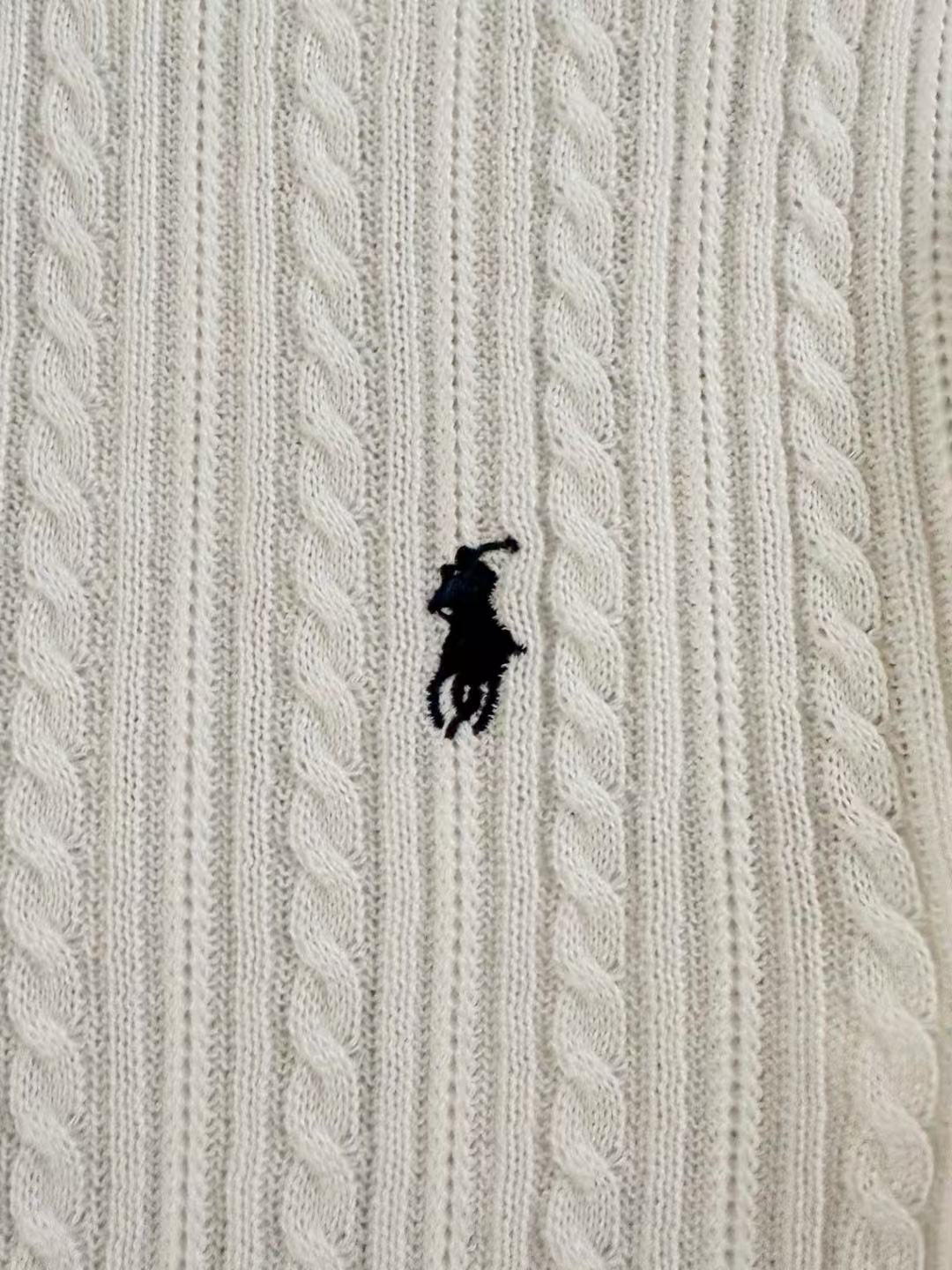 Ralph Lauren Cable Knit Collared Polo Short Sleeve Shirt product image 3 thumbnail