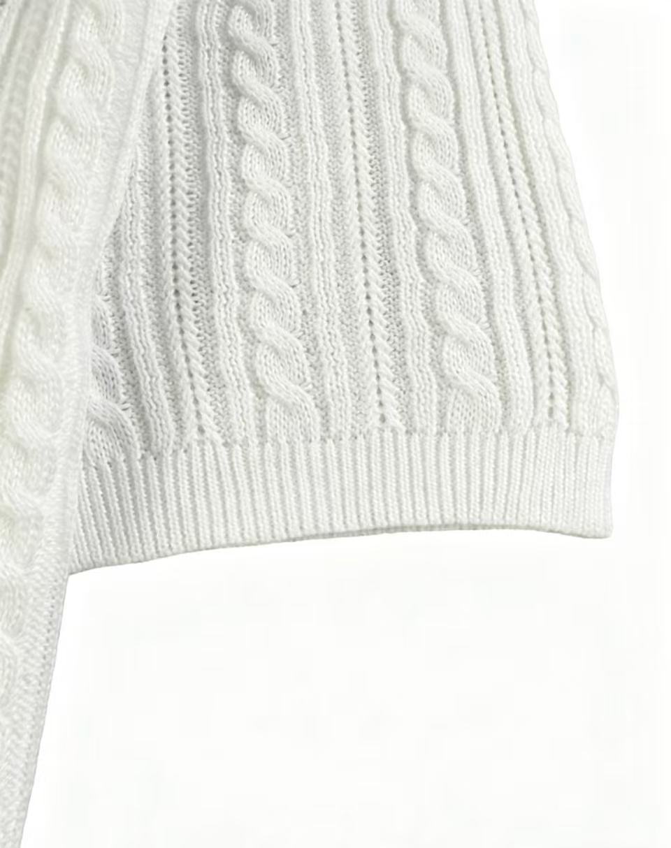 Ralph Lauren Cable Knit Collared Polo Short Sleeve Shirt product image 4 thumbnail