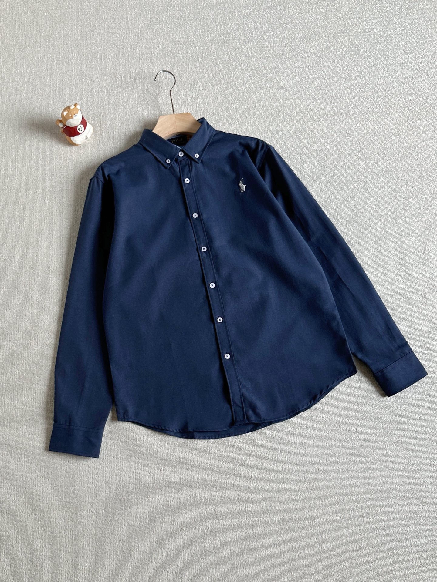 Ralph Lauren Embroidered Premium Oxford Unisex Oversized Long Sleeve Shirt product image 2 thumbnail