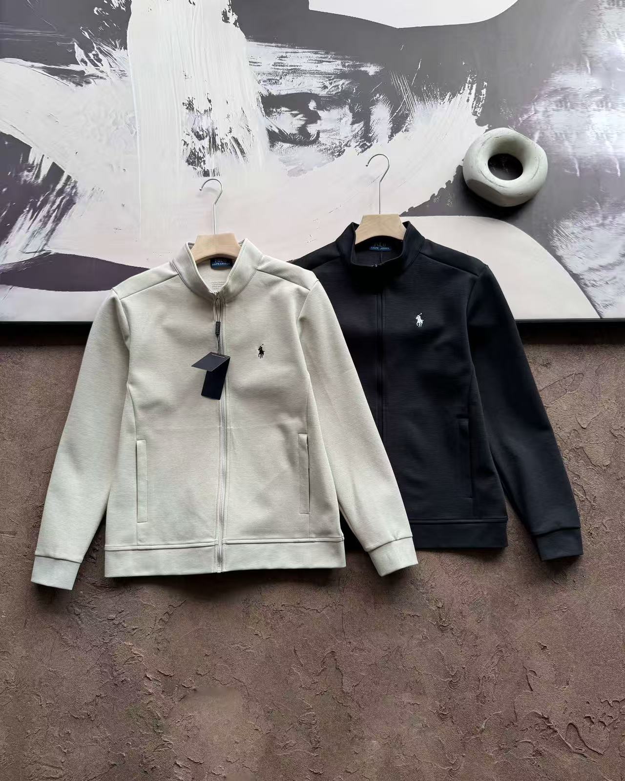 Ralph Lauren High Performance Knit Stand Collar Jacket