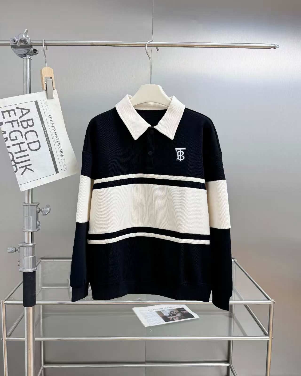 Burberry-2026ss-tb-colorblock-longsleeve-polo