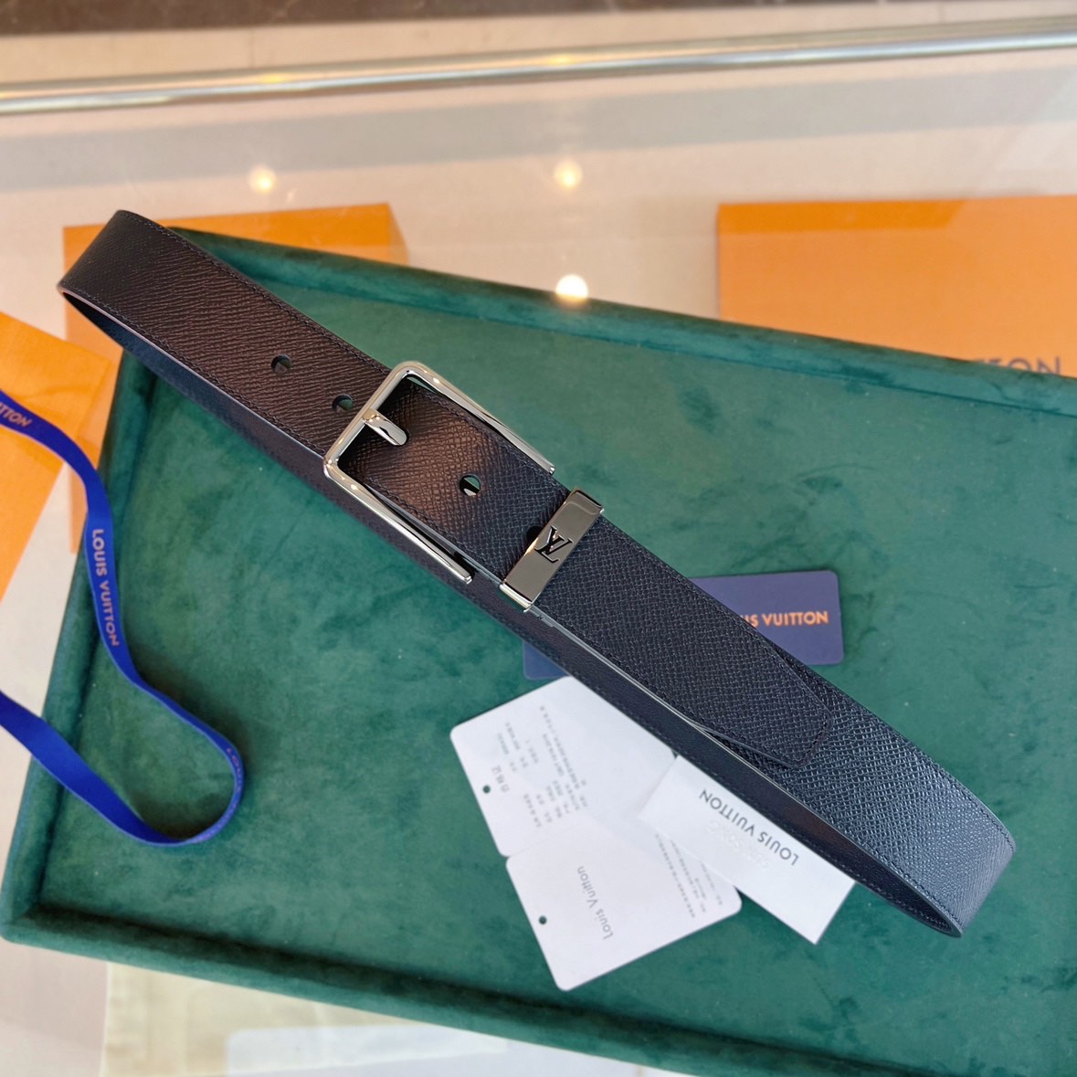 LV 115 Damier Epi Leather Belt product image 3 thumbnail