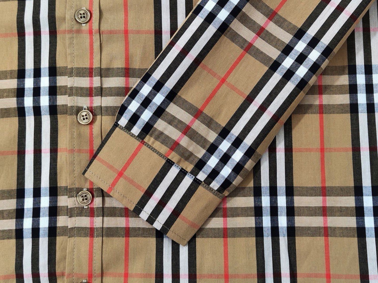 Burberry Classic Vintage Check Long Sleeve Unisex Shirt product image 4 thumbnail