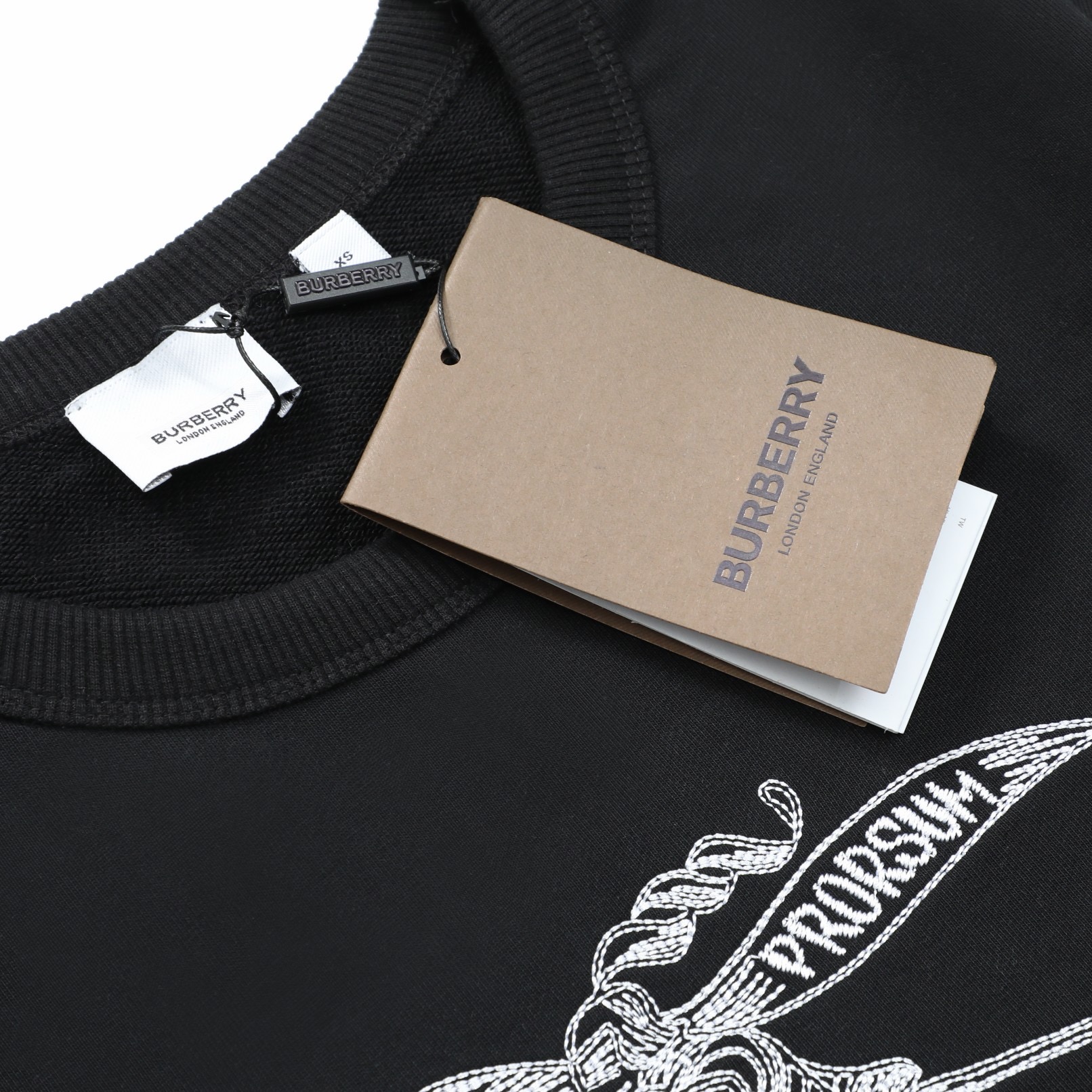 Burberry Classic Knight Embroidery Crew Neck Sweatshirt product image 5 thumbnail