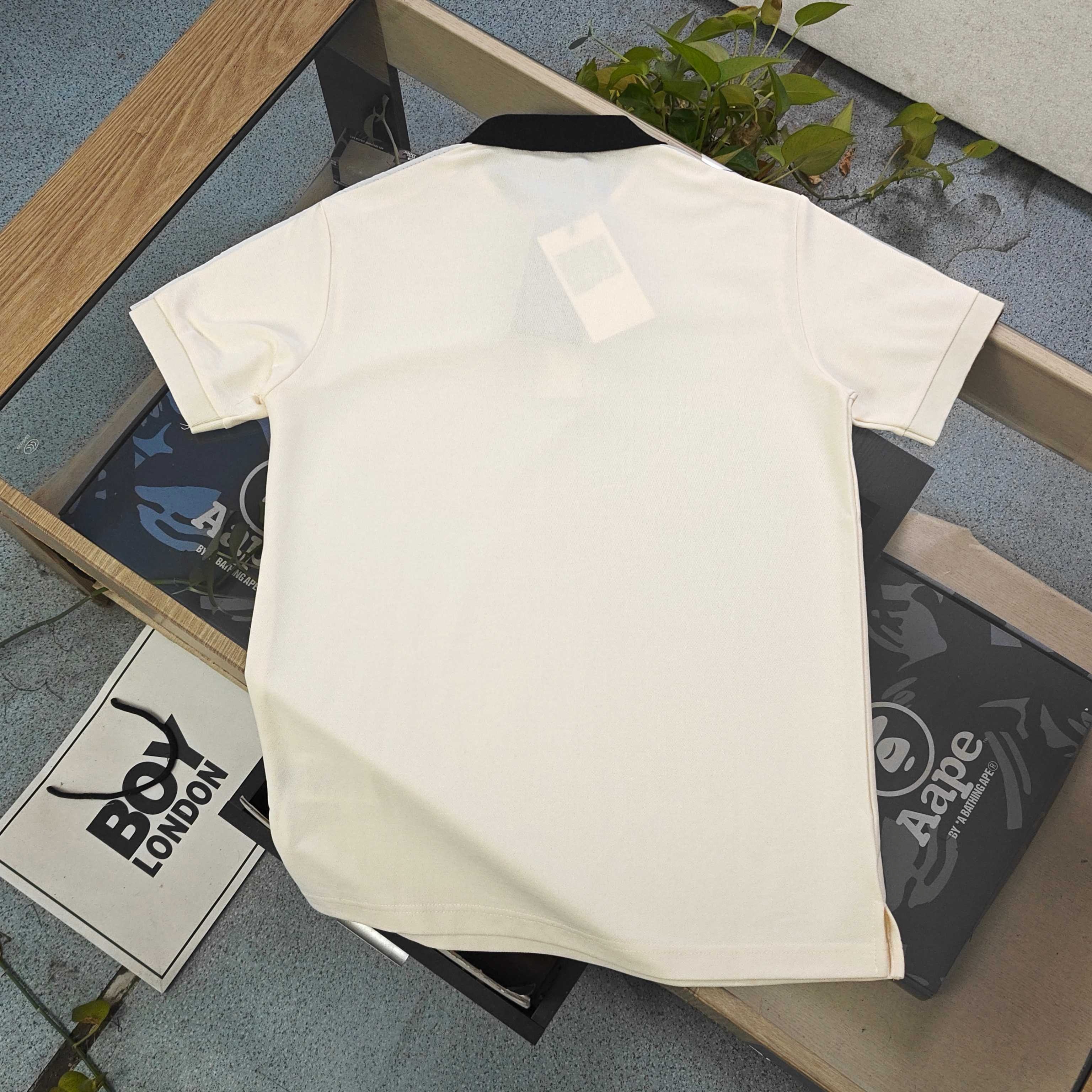 Gucci Reflective Strap Jacquard Embroidered Pique Polo Shirt product image 2 thumbnail