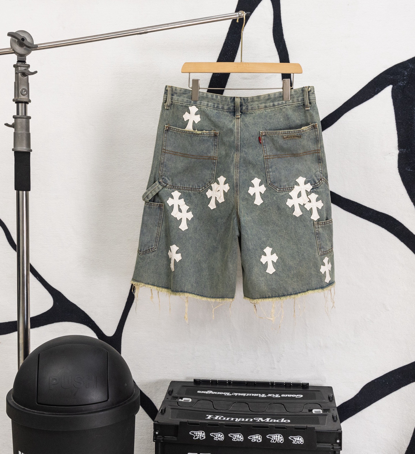 Chrome Hearts City Limited Vintage Remake Denim Shorts product image 2 thumbnail