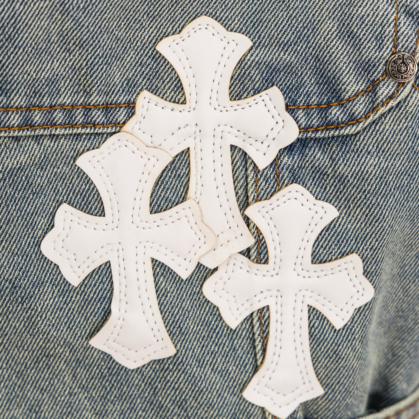 Chrome Hearts City Limited Vintage Remake Denim Shorts product image 4 thumbnail