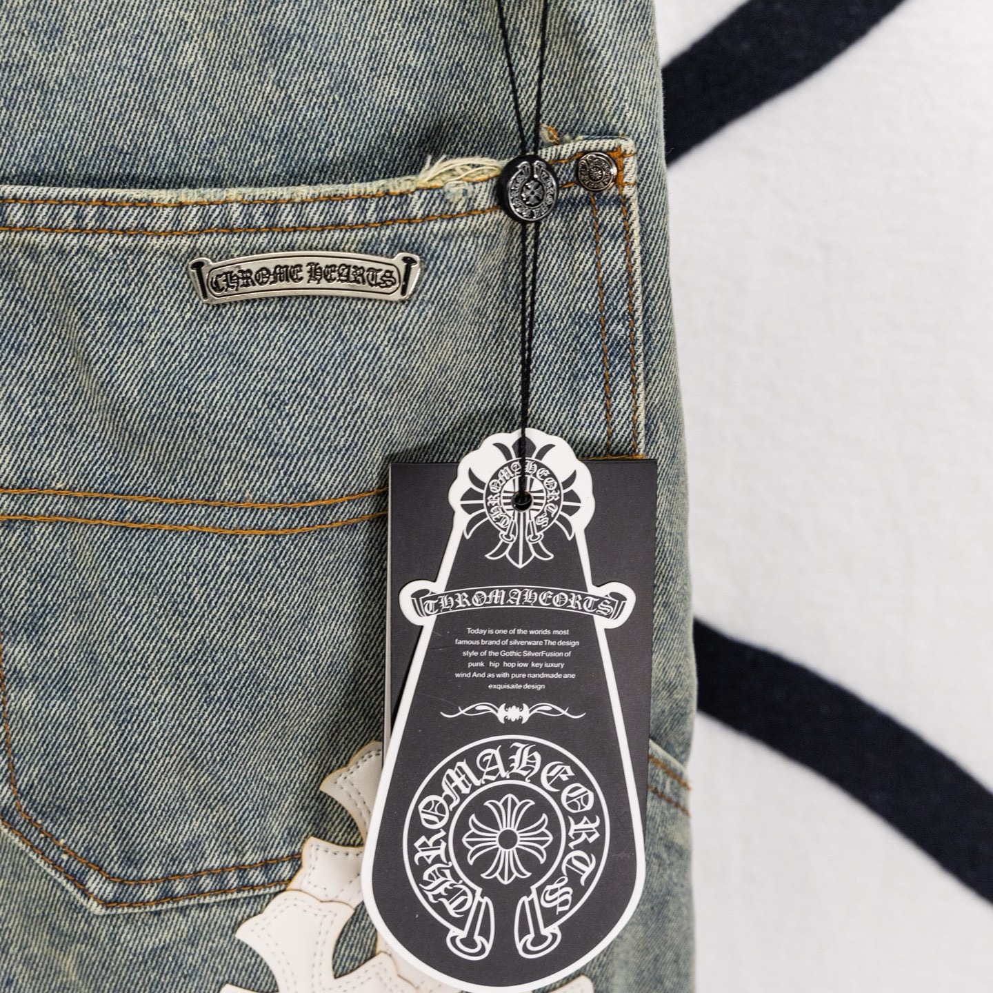 Chrome Hearts City Limited Vintage Remake Denim Shorts product image 6 thumbnail