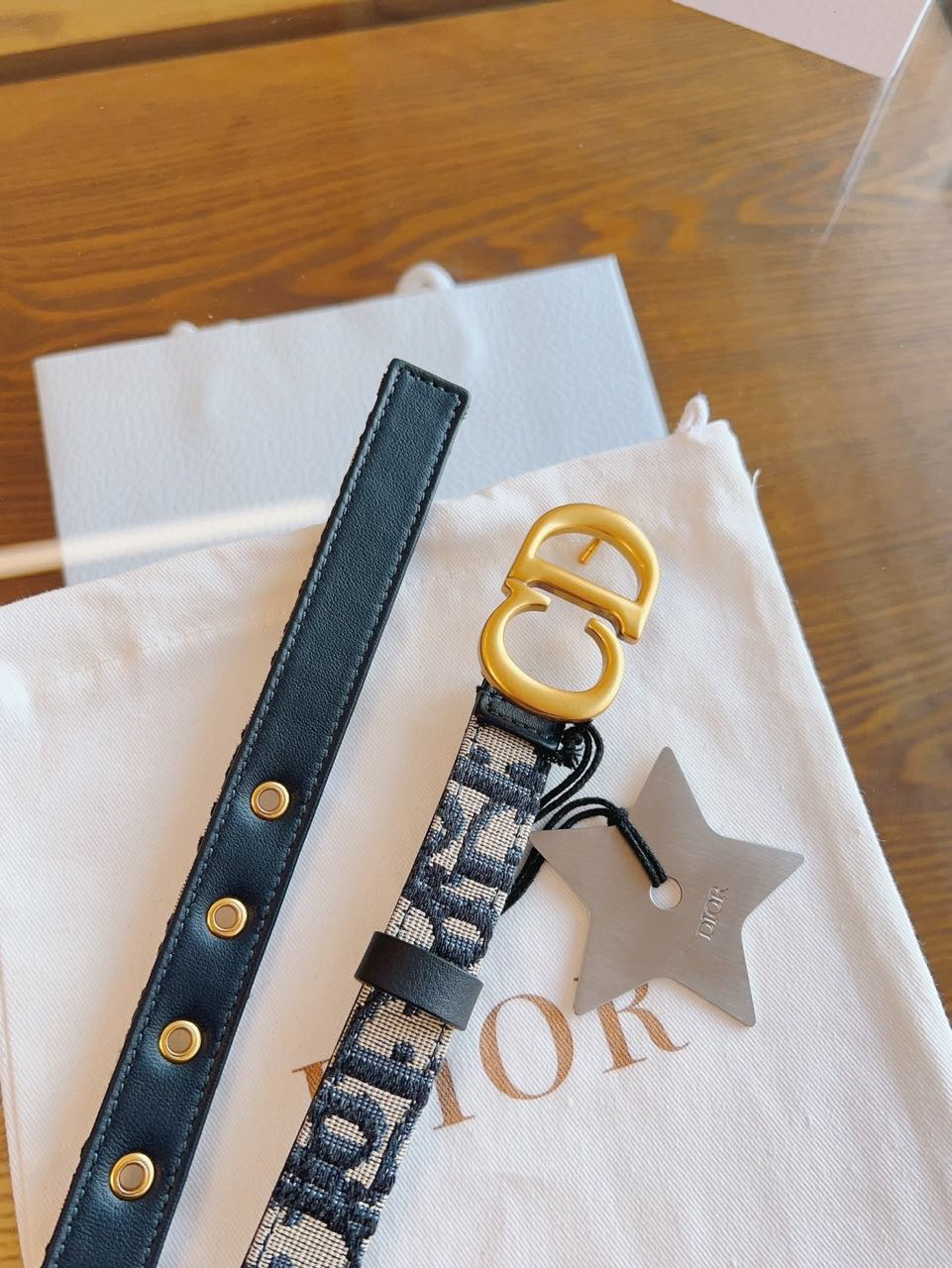 Dior 30 Montaigne Lucky Star CD Buckle Belt  product image 4 thumbnail