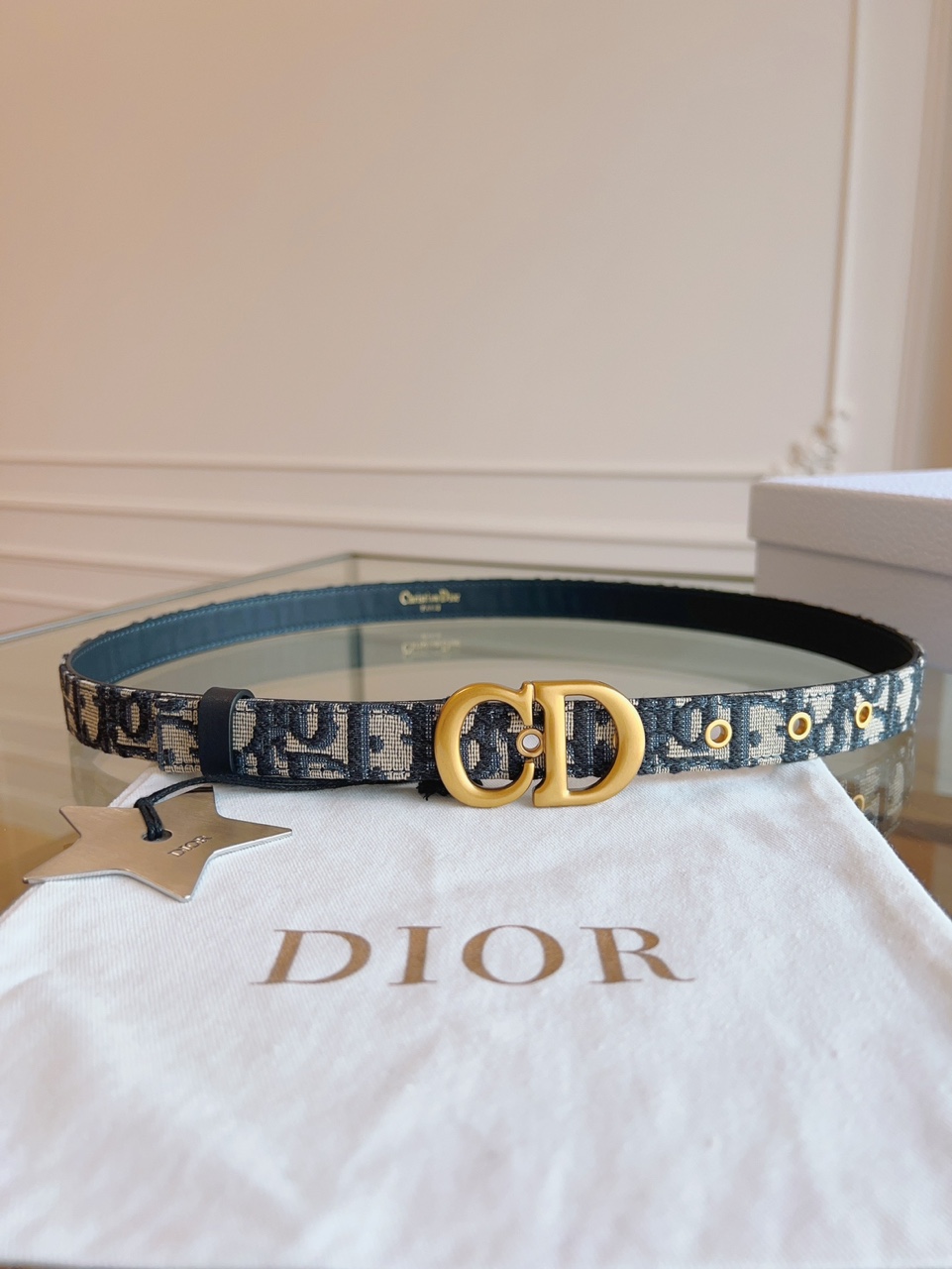 Dior 30 Montaigne Lucky Star CD Buckle Belt  product image 6 thumbnail