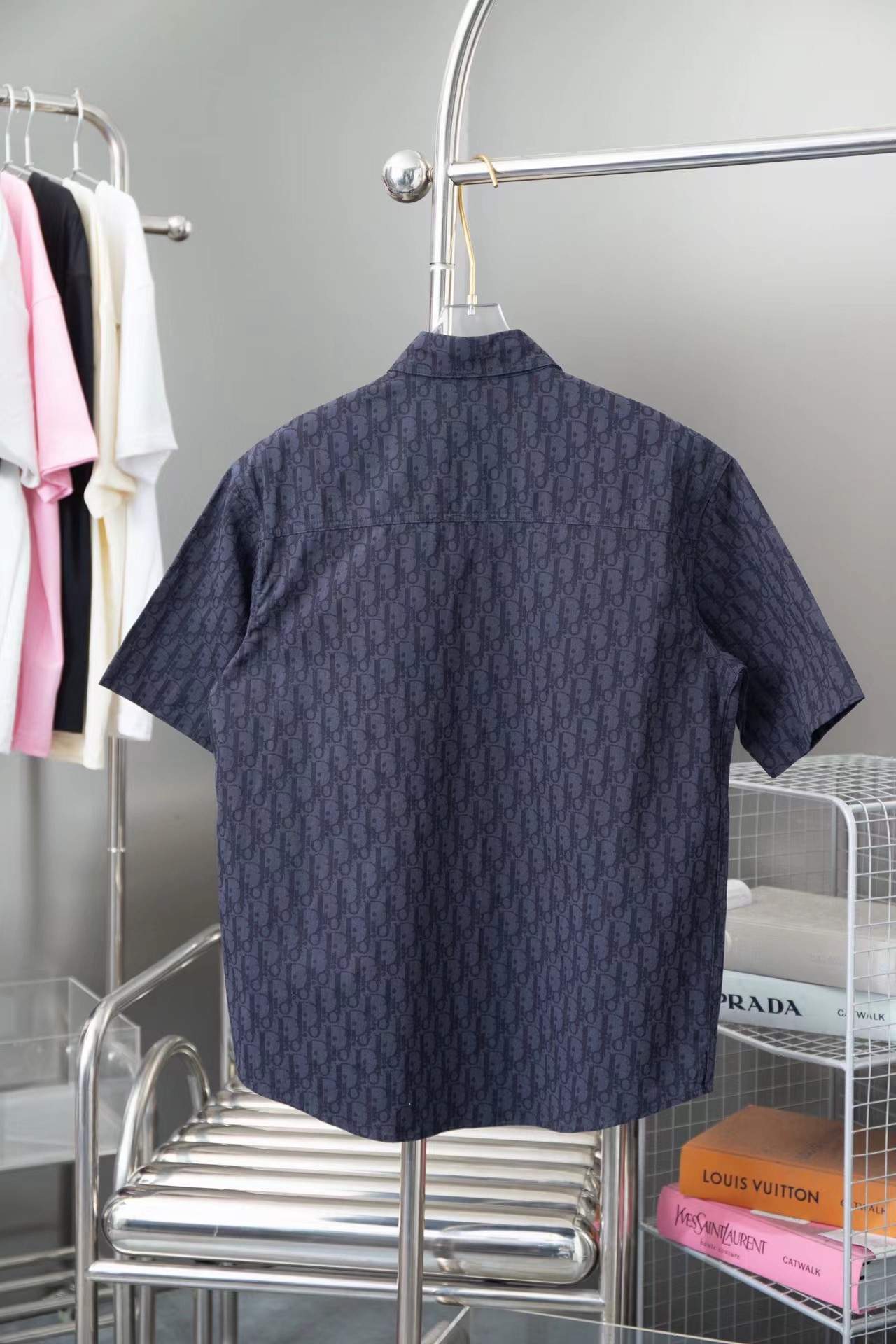 Dior SS24 All Over Jacquard Logo Short Sleeve Shirt product image 2 thumbnail