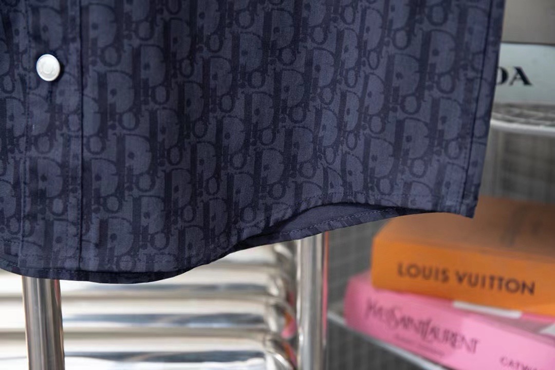 Dior SS24 All Over Jacquard Logo Short Sleeve Shirt product image 5 thumbnail