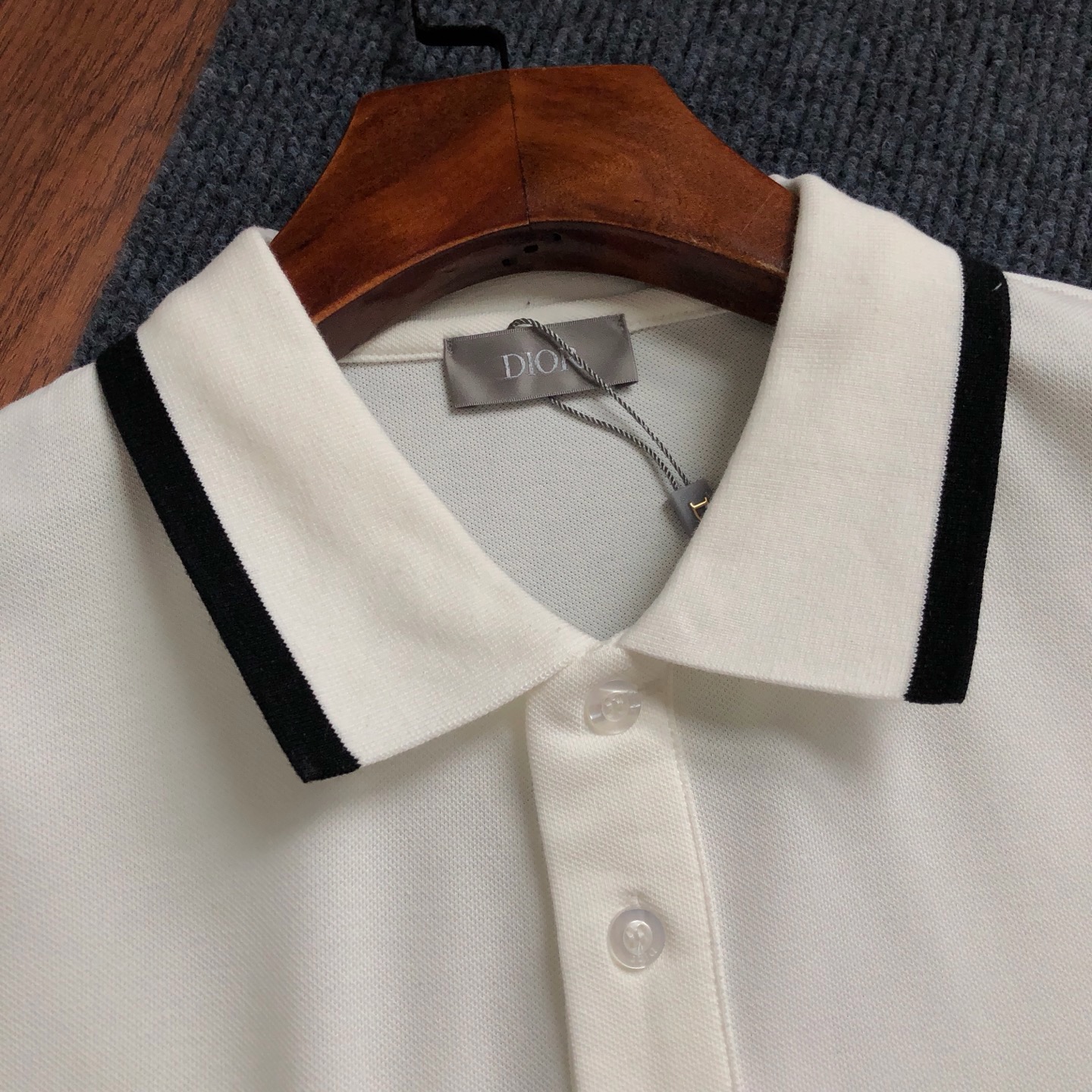 Dior Classic Logo Embroidered Polo Shirt product image 3 thumbnail