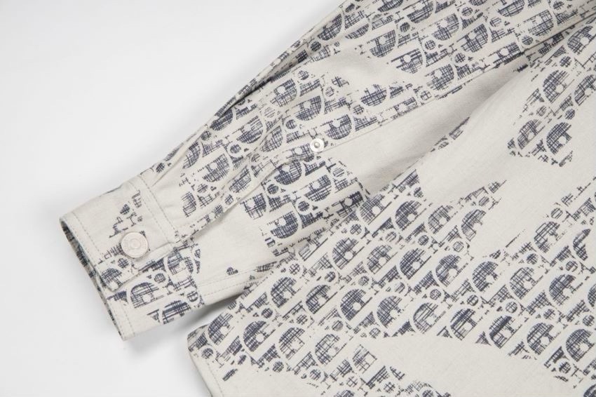 Dior Graffiti Washed Denim Shirt product image 4 thumbnail