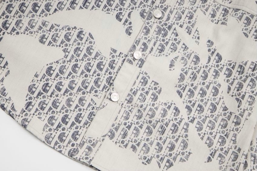 Dior Graffiti Washed Denim Shirt product image 5 thumbnail