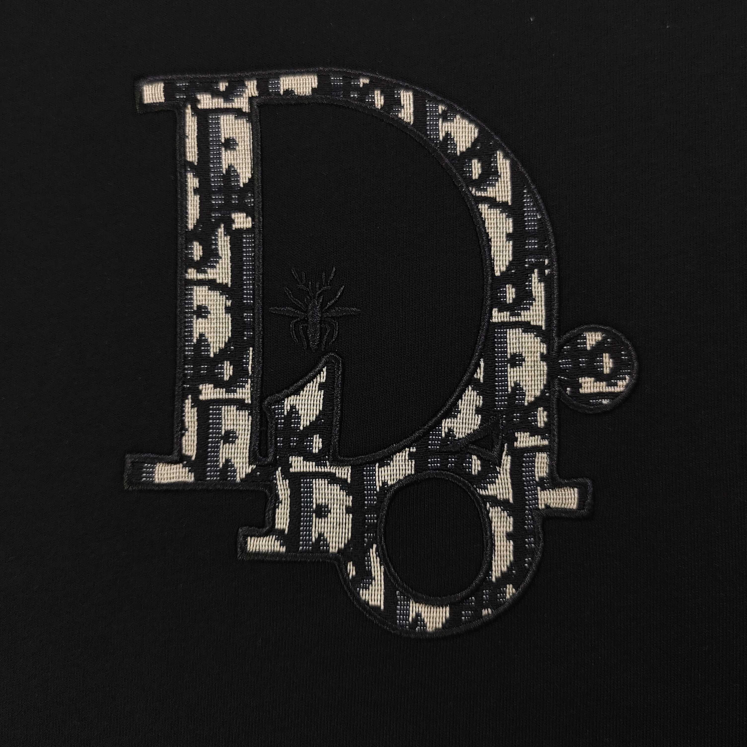 Dior Patch Embroidered Letter Print T-Shirt product image 3 thumbnail