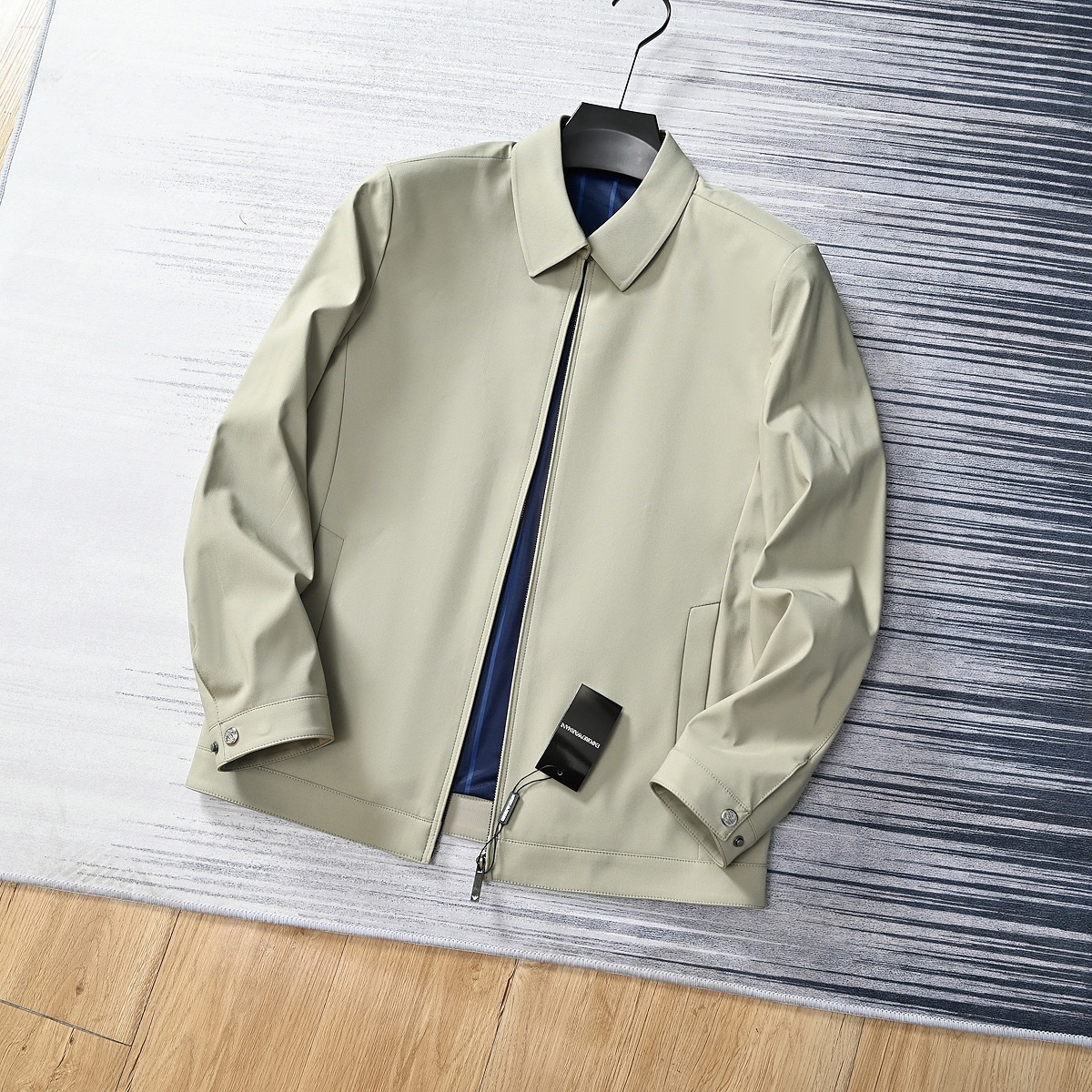 Armani 26SS Lapel Zipper Business Casual Jacket product image 3 thumbnail