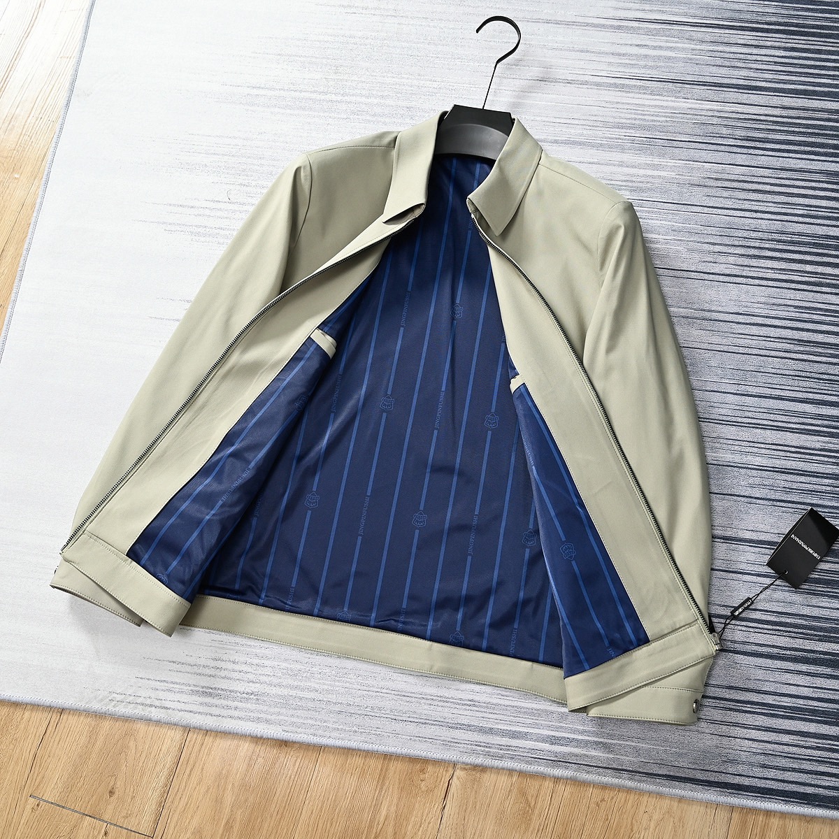 Armani 26SS Lapel Zipper Business Casual Jacket product image 4 thumbnail