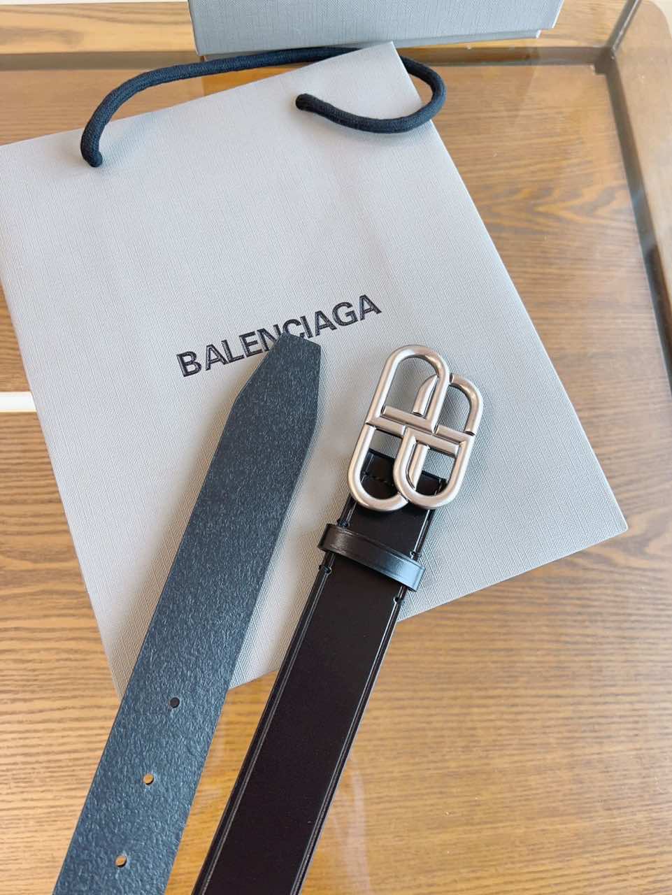 Balenciaga BB Leather Belt product image 4 thumbnail