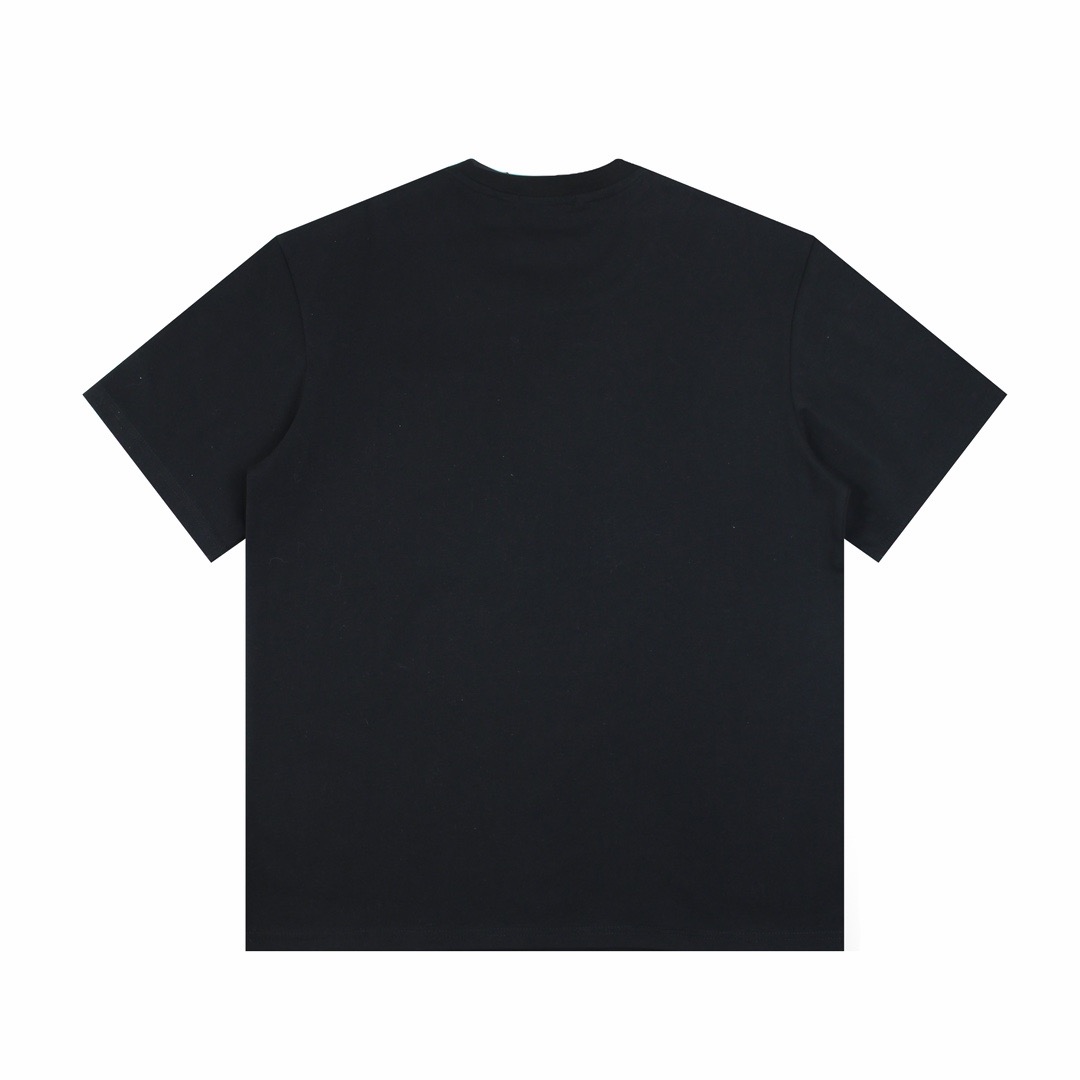 PRADA Unisex Short Sleeve T-shirt With Triangle Badge Logo product image 2 thumbnail