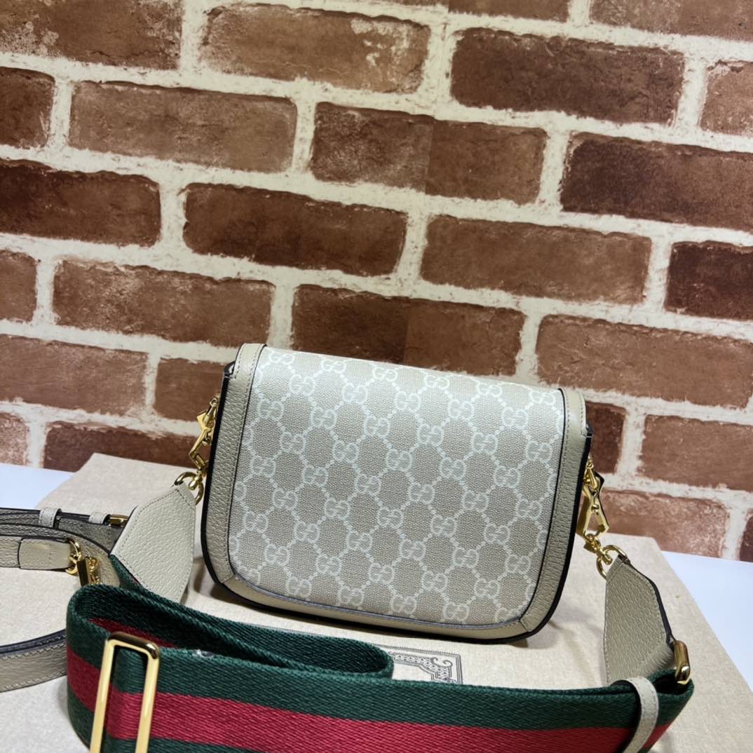     GG-Pattern Oatmeal Beige Mini Shoulder Bag product image 3 thumbnail