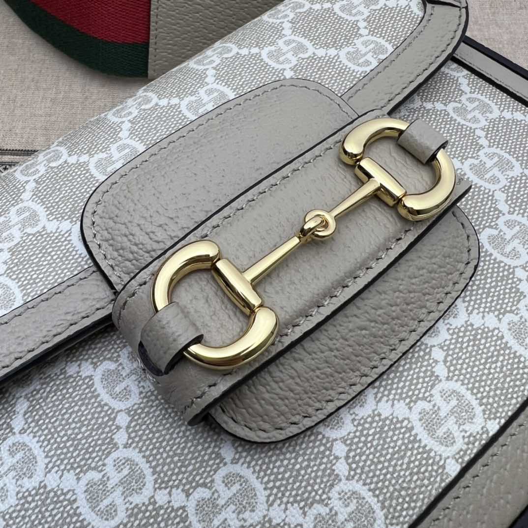     GG-Pattern Oatmeal Beige Mini Shoulder Bag product image 5 thumbnail