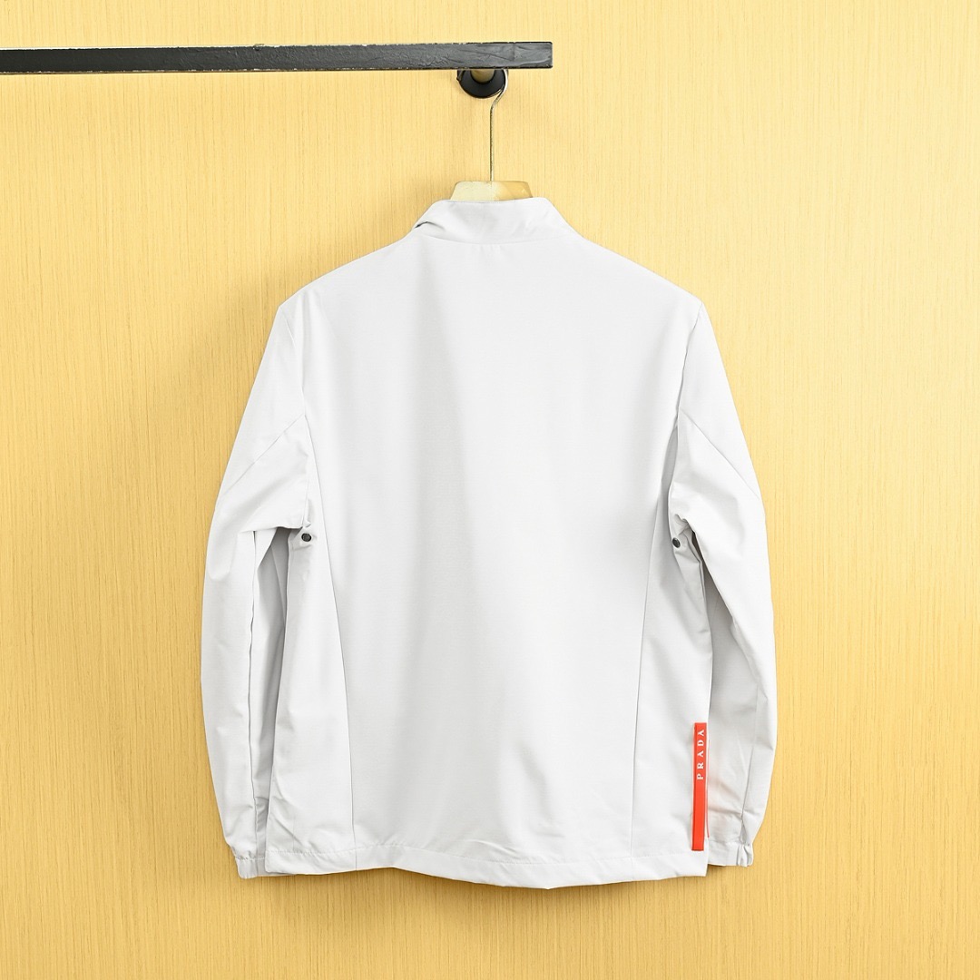 Prada-Style Men’s Stand Collar Lightweight Jacket product image 2 thumbnail