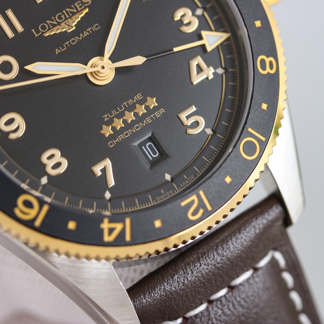 Longines-Style Spirit Zulu Time GMT Automatic Watch product image 2 thumbnail