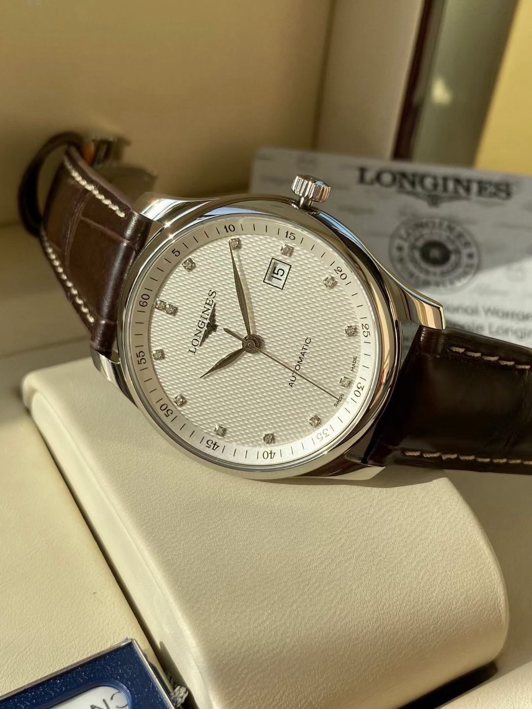 Longines-Style Master Collection Diamond Marker Automatic Watch product image 2 thumbnail