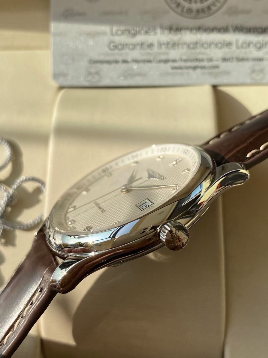 Longines-Style Master Collection Diamond Marker Automatic Watch product image 3 thumbnail