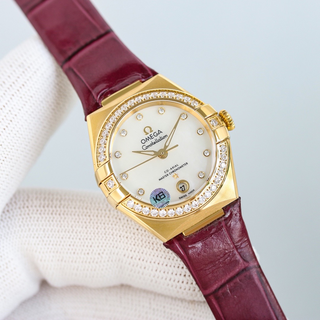 Omega-Style Constellation 29mm Co-Axial Ladies Watch product image 3 thumbnail