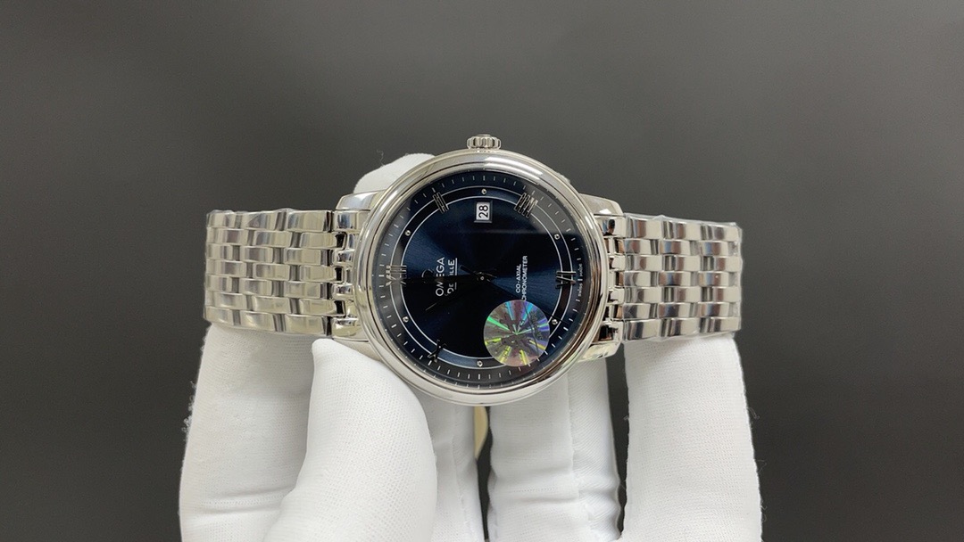 Omega-Style De Ville Blue Dial Automatic Dress Watch product image 2 thumbnail