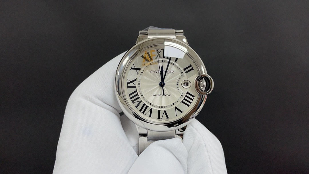 Cartier Ballon Bleu 42mm Automatic Watch White Dial