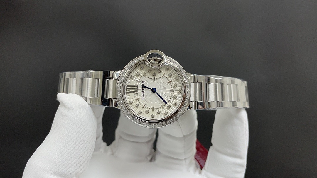 Cartier Ballon Bleu 33mm Diamond Dial Watch product image 2 thumbnail