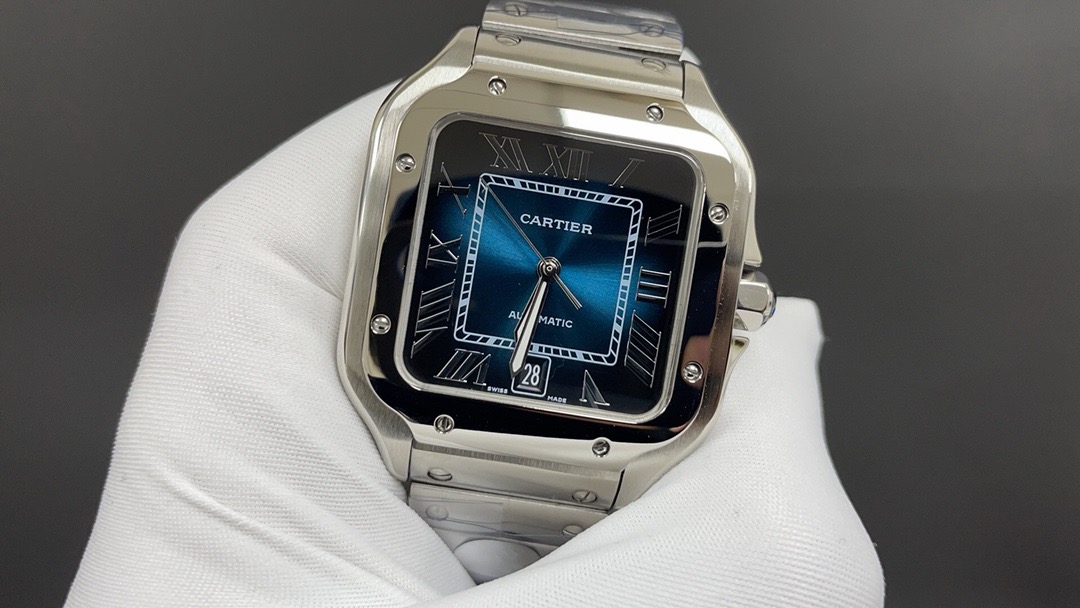 Cartier Santos 39.5mm Blue Dial Automatic Watch product image 2 thumbnail
