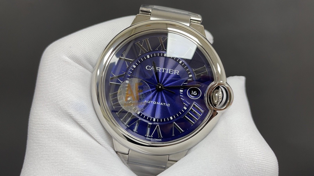 Cartier Ballon Bleu 42mm Blue Dial Automatic Watch