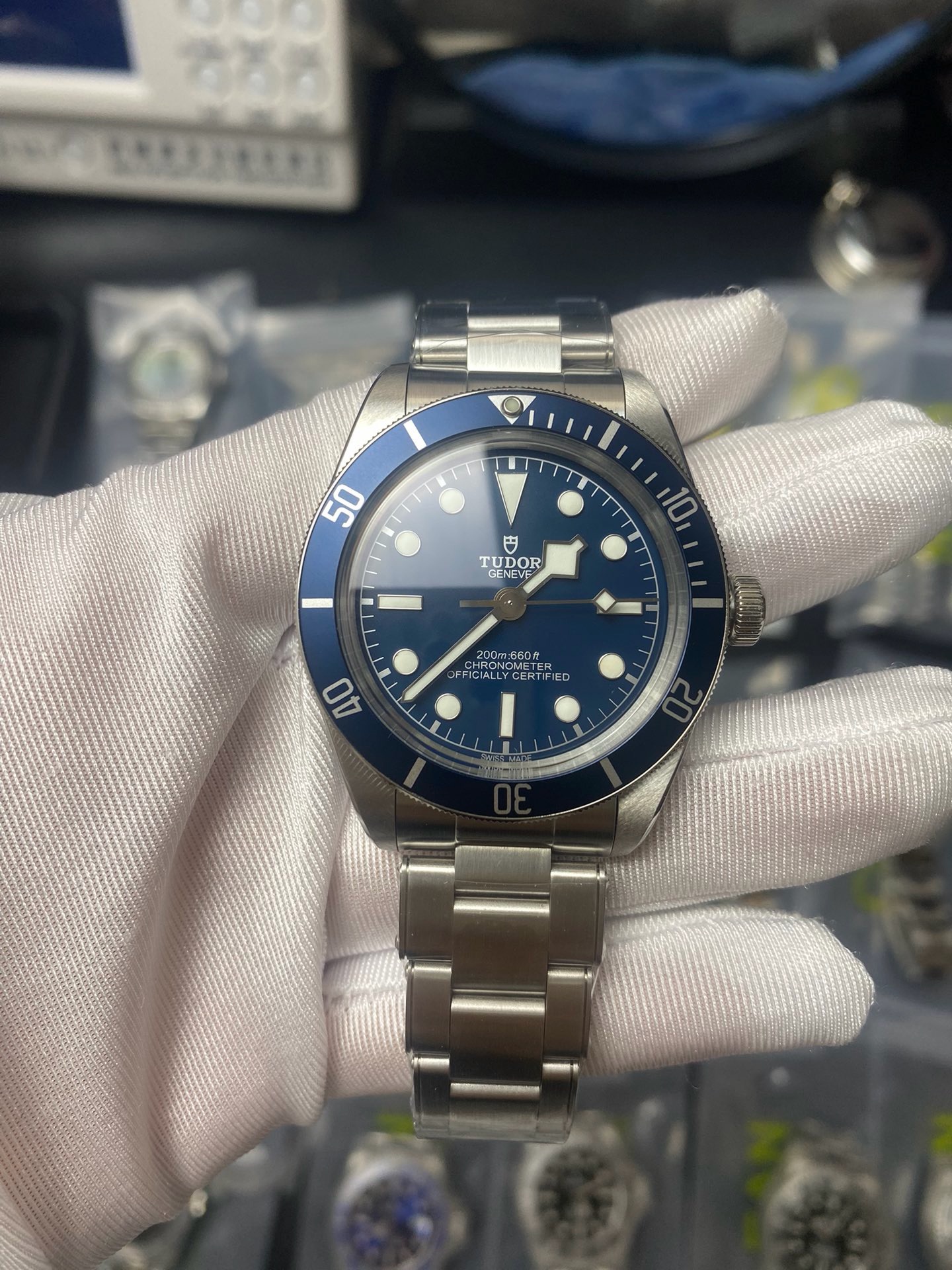Tudor-Style Black Bay Fifty-Eight Navy Blue 39mm Automatic Watch