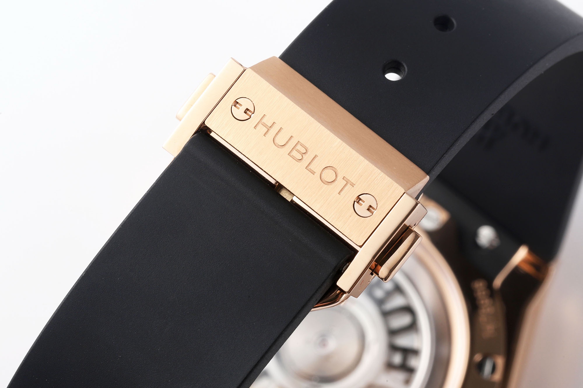 Hublot Faceted Rose-Gold Tone Crystal-Set Automatic Watch product image 3 thumbnail