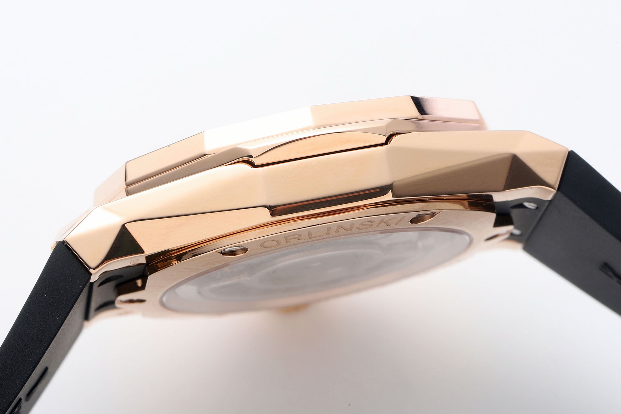 Hublot Faceted Rose-Gold Tone Crystal-Set Automatic Watch product image 6 thumbnail