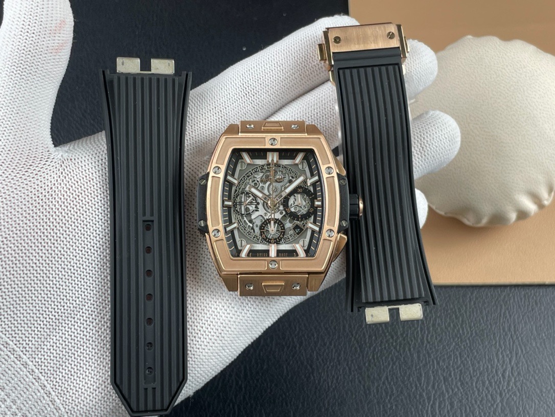 Hublot Spirit of Big Bang Rose-Gold Tone Skeleton Chronograph Watch product image 2 thumbnail