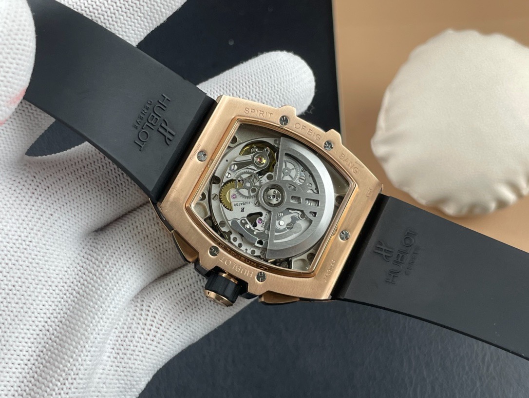 Hublot Spirit of Big Bang Rose-Gold Tone Skeleton Chronograph Watch product image 3 thumbnail