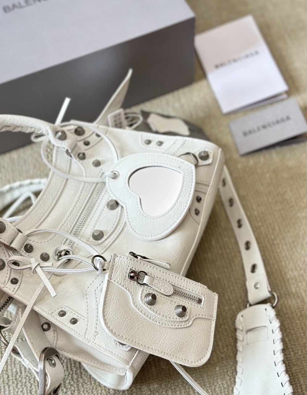     Balenciaga Mini City Ivory Leather Bag product image 5 thumbnail