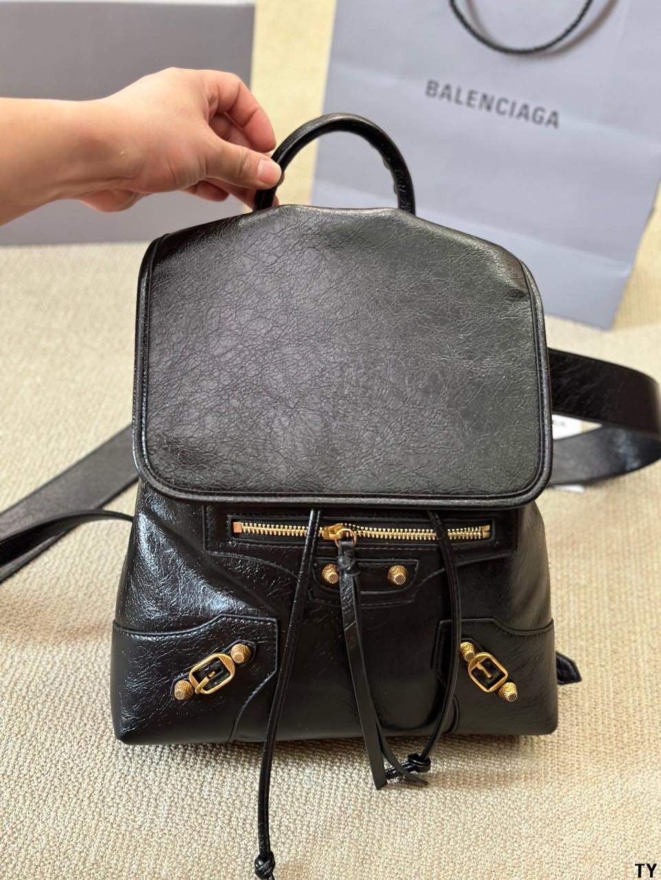     Balenciaga Motorcycle Leather Backpack product image 2 thumbnail