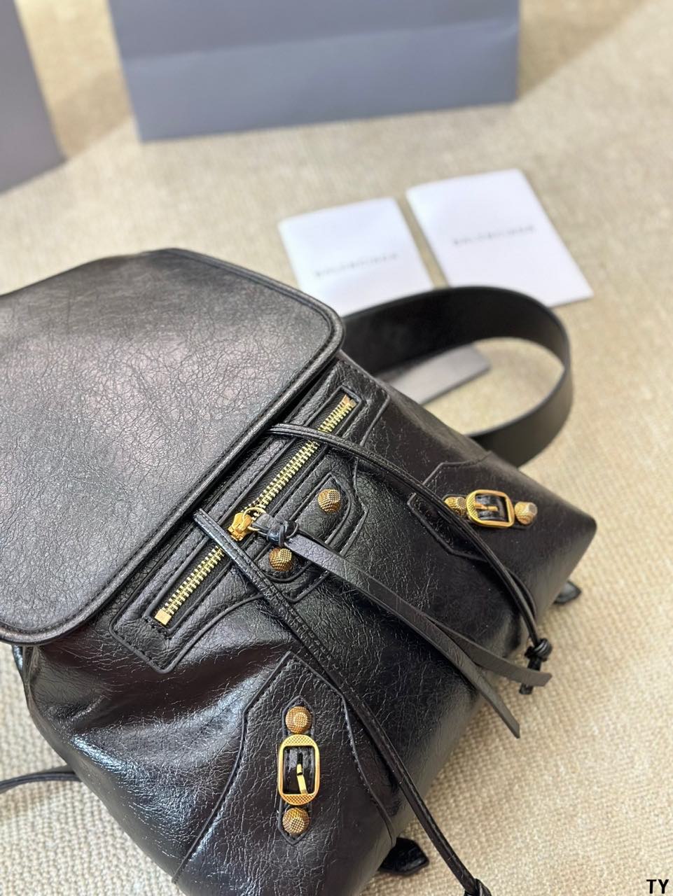     Balenciaga Motorcycle Leather Backpack product image 3 thumbnail