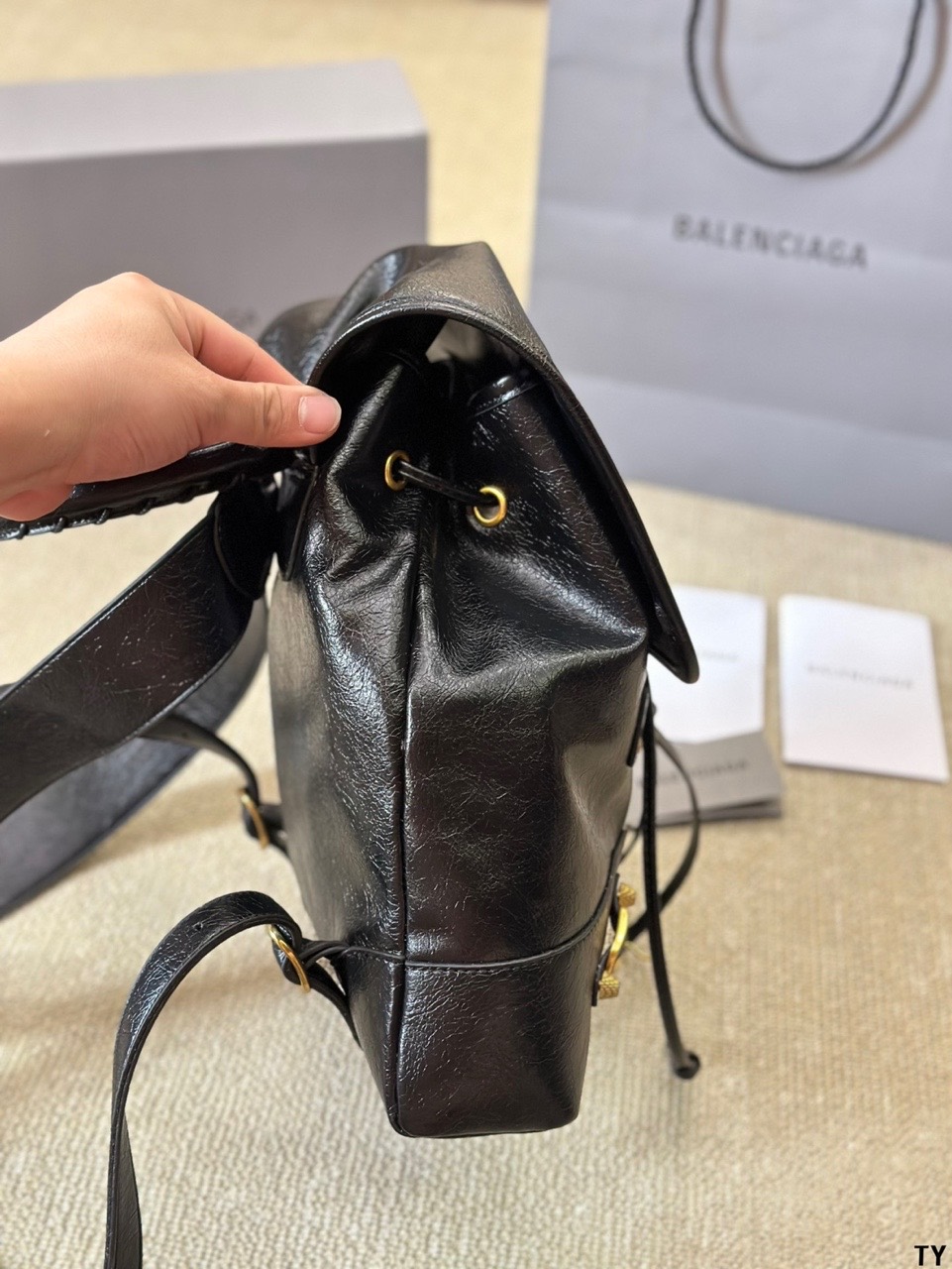     Balenciaga Motorcycle Leather Backpack product image 4 thumbnail