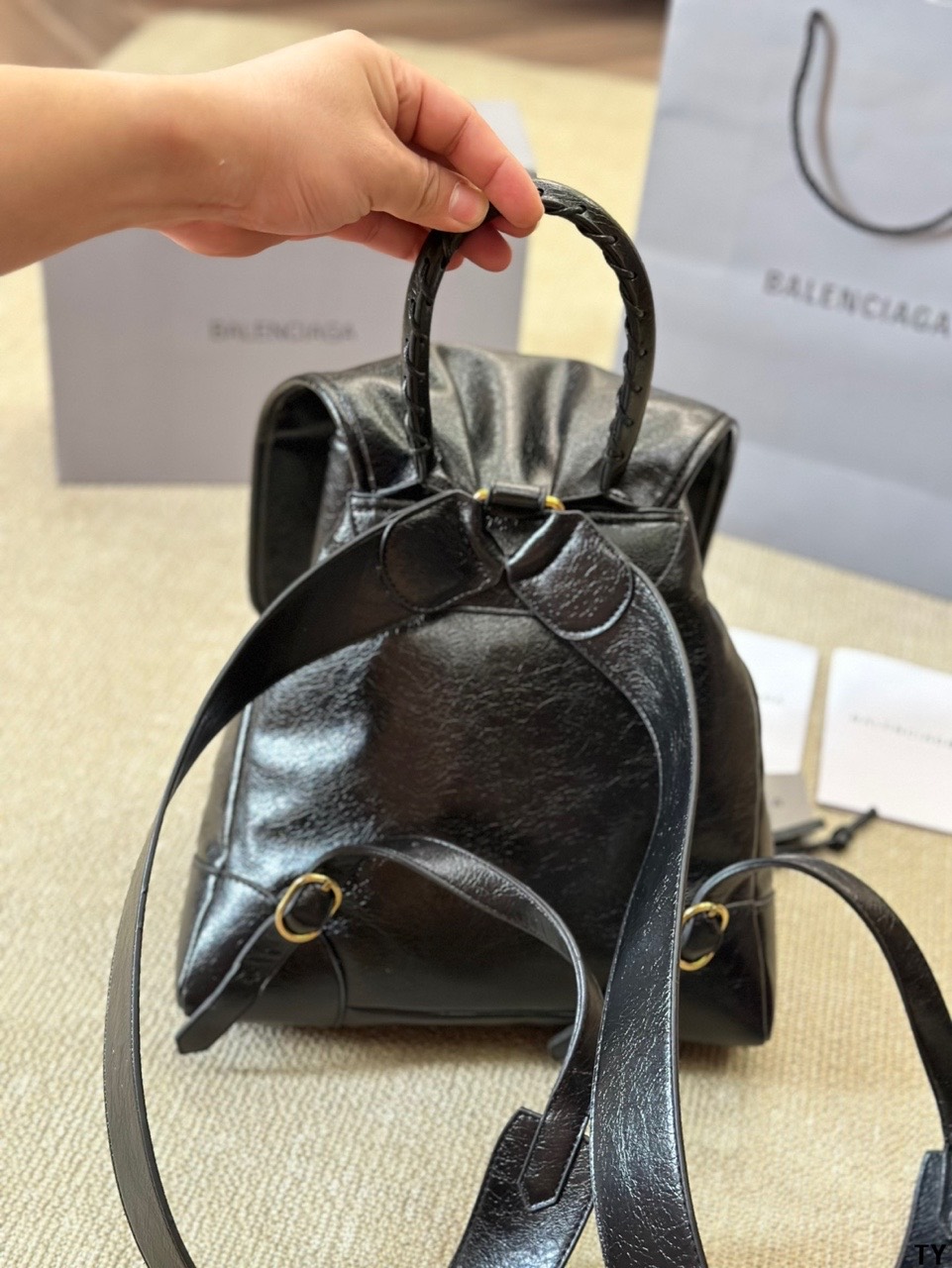     Balenciaga Motorcycle Leather Backpack product image 5 thumbnail